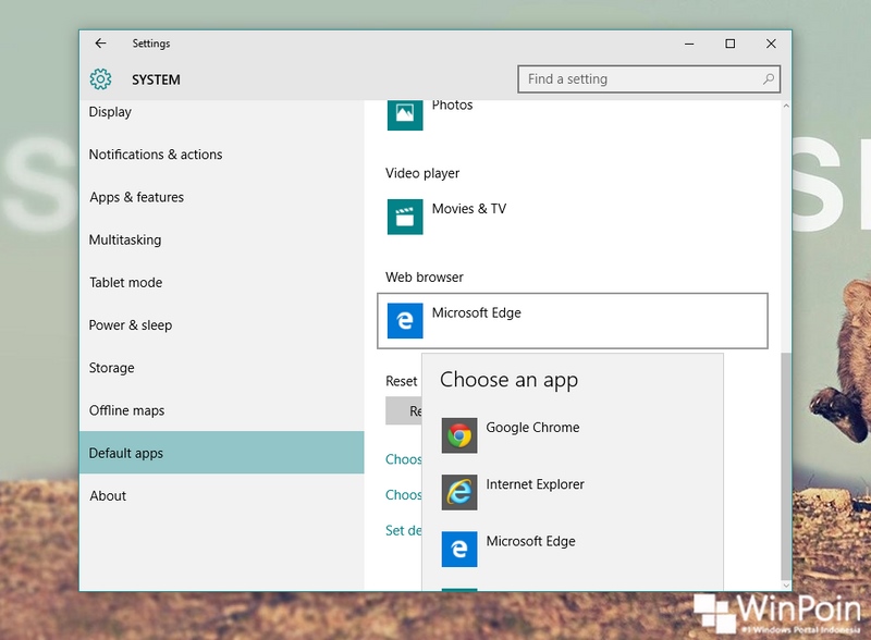 Free download Pertama buka Settings System Default Apps Setelah itu ...