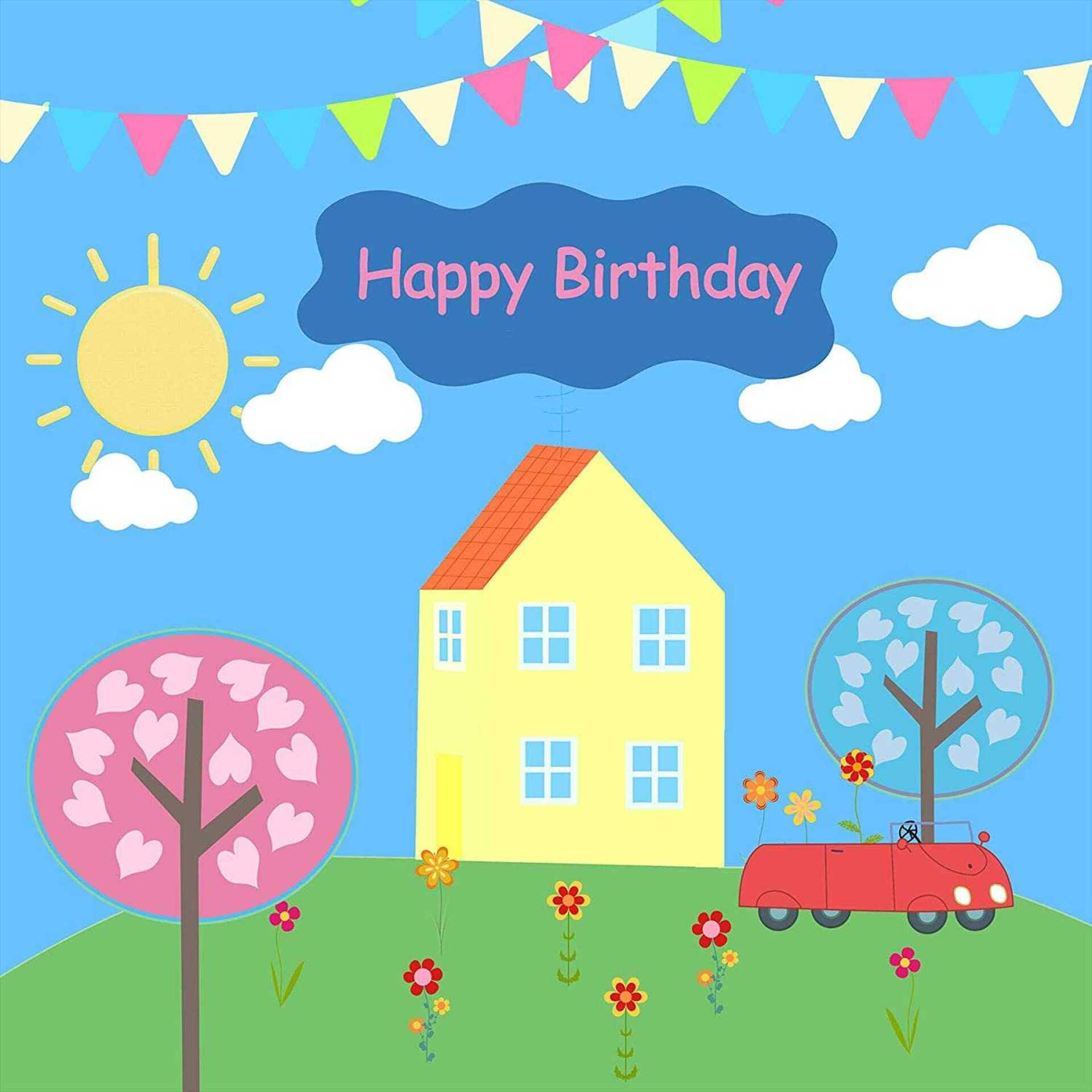 Peppa Pig House Wallpaper