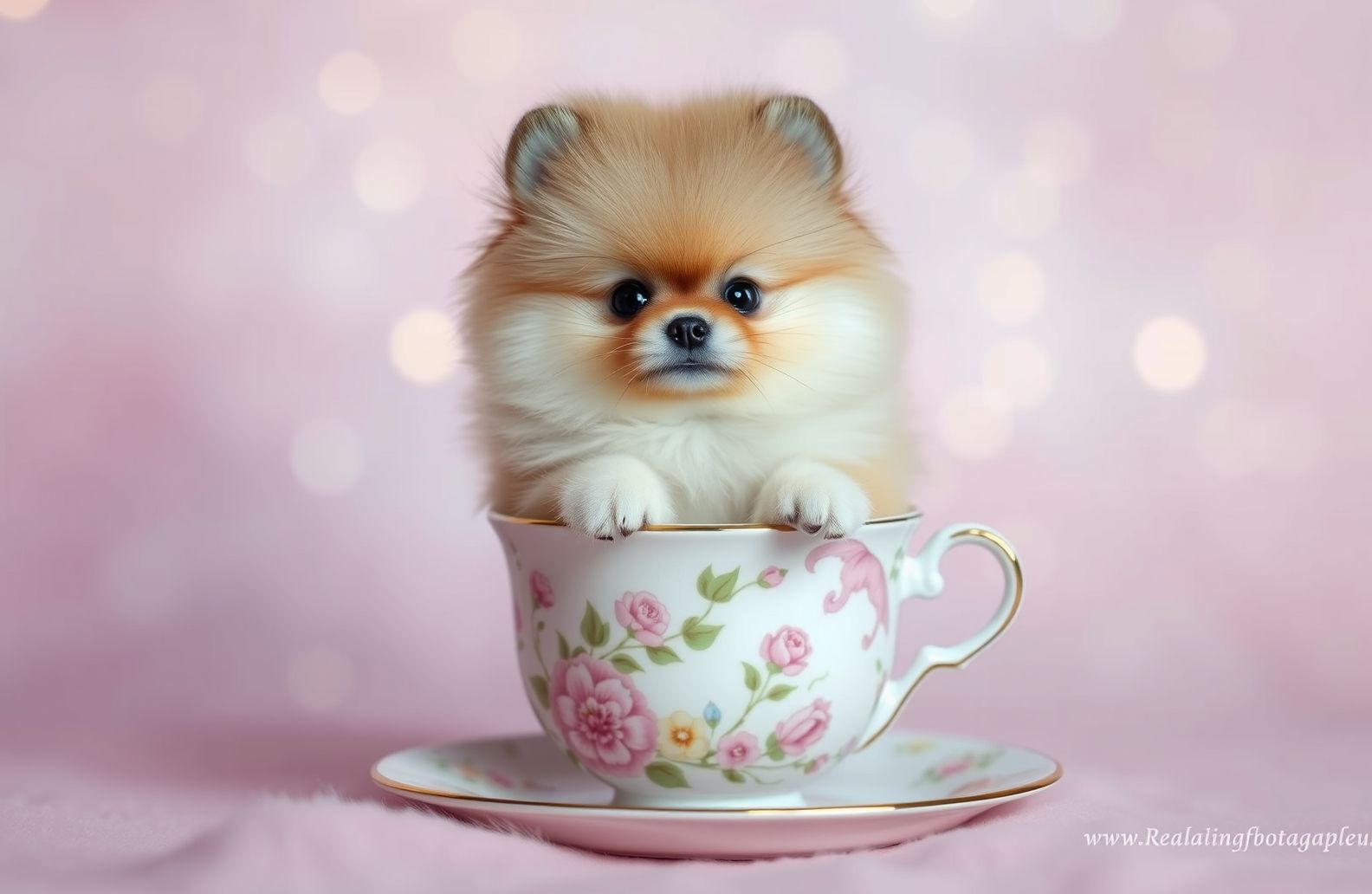 Teacup Pomeranian Wallpaper