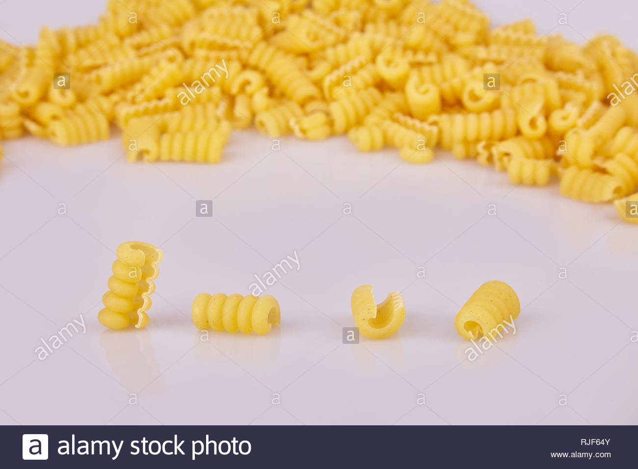 Raw Pasta Background Uncooked Tubules Food