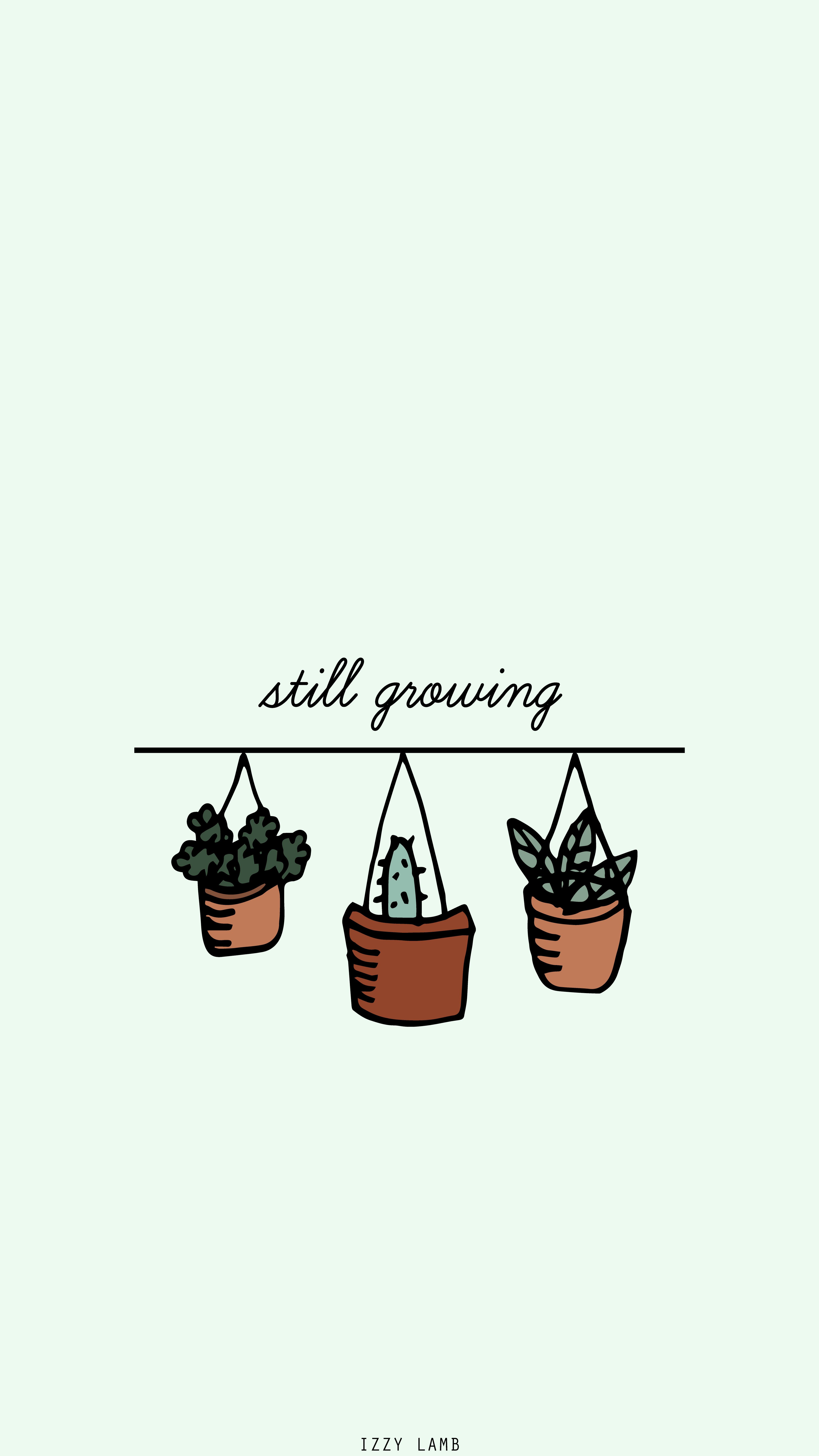 Still Growing Wallpaper Plants Growth