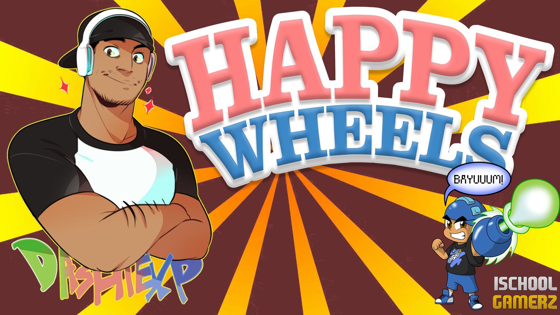 Dashiegames Played Our Level On Happy Wheels