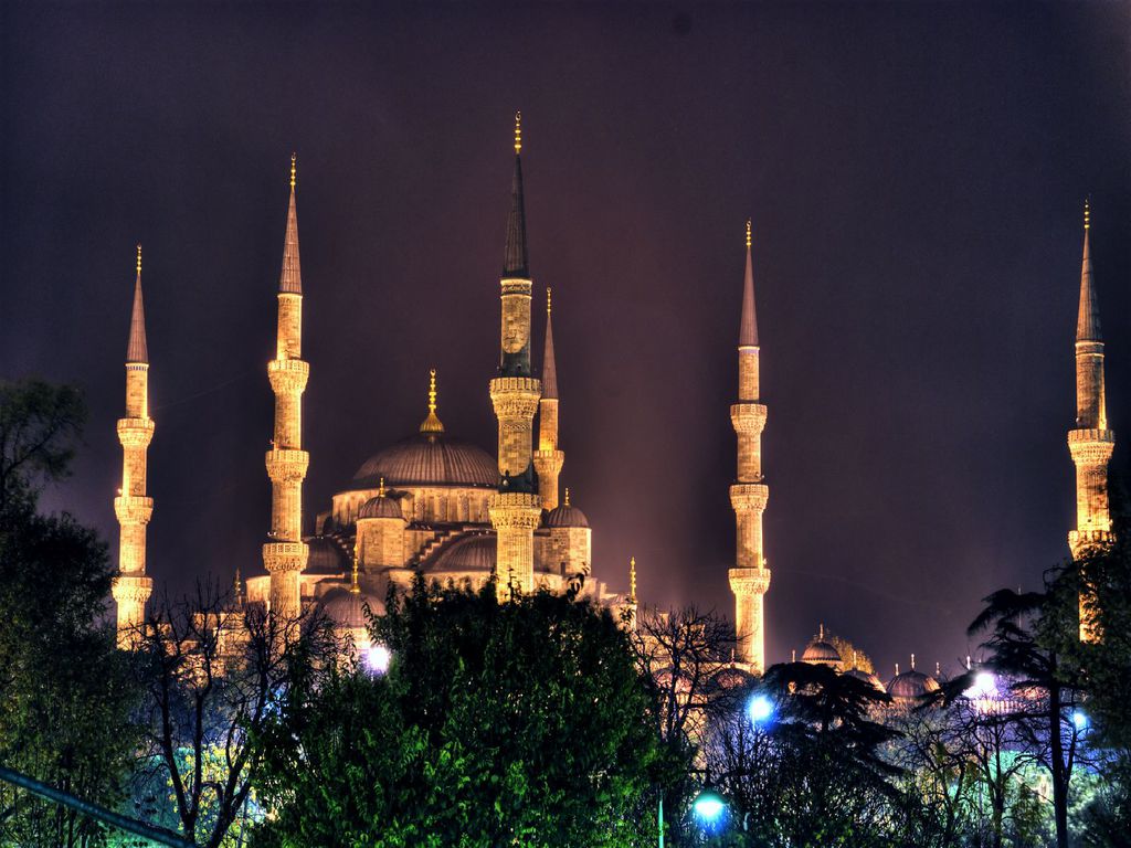 Blue Mosque Desktop Wallpaper Turkey