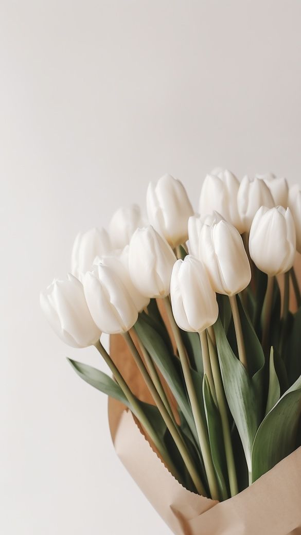 White Flowers Wallpaper