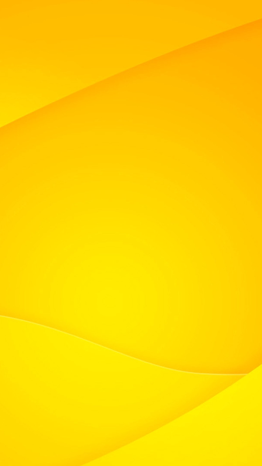A vibrant and smooth abstract yellow background with subtle curves and gradients, perfect for a cheerful and energetic wallpaper