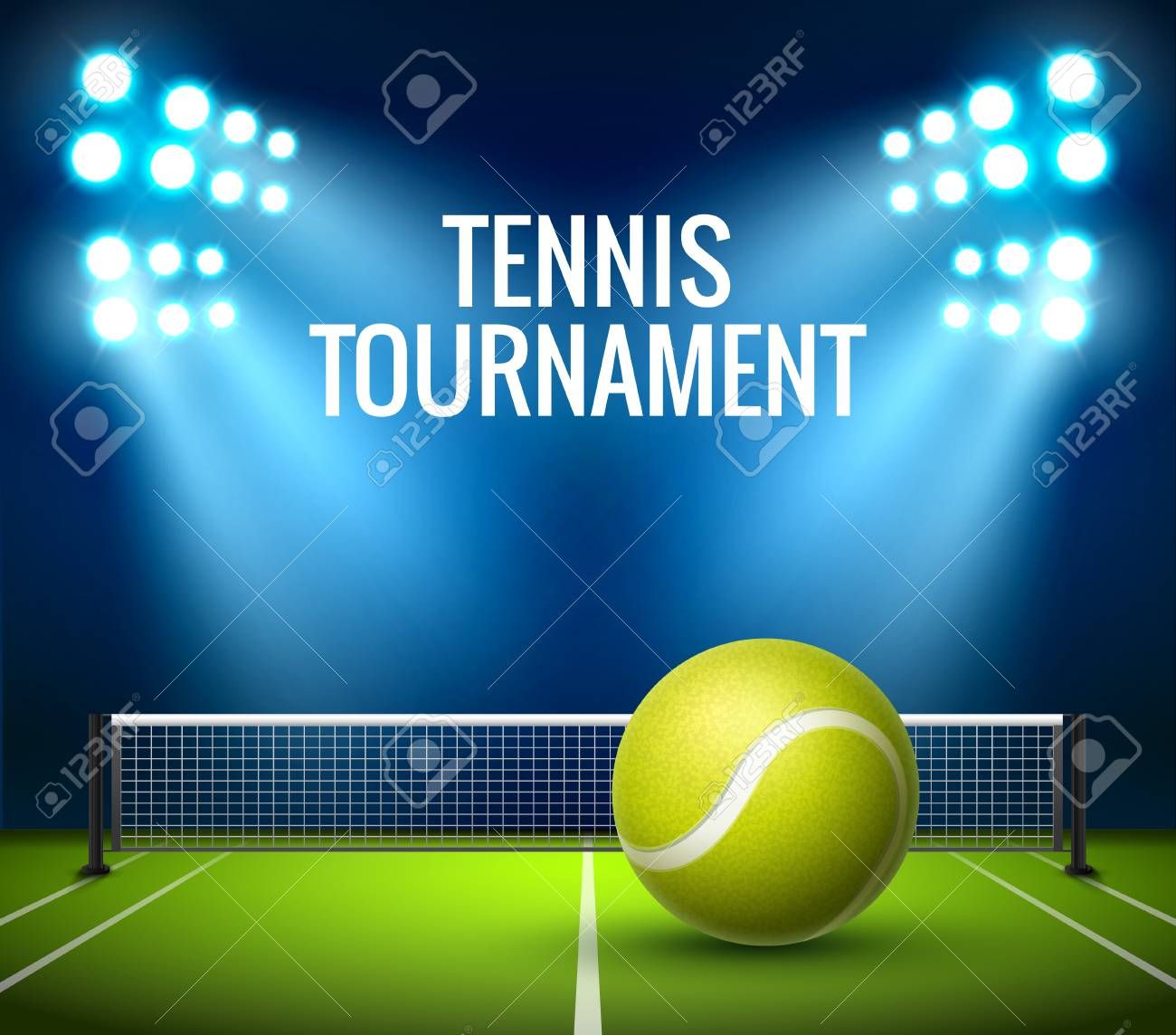 Tennis Championship Game Tournament Background Competition