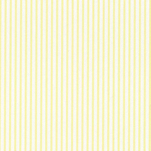 Sy33949 Galerie Stripes White Yellow Narrow Striped Wallpaper