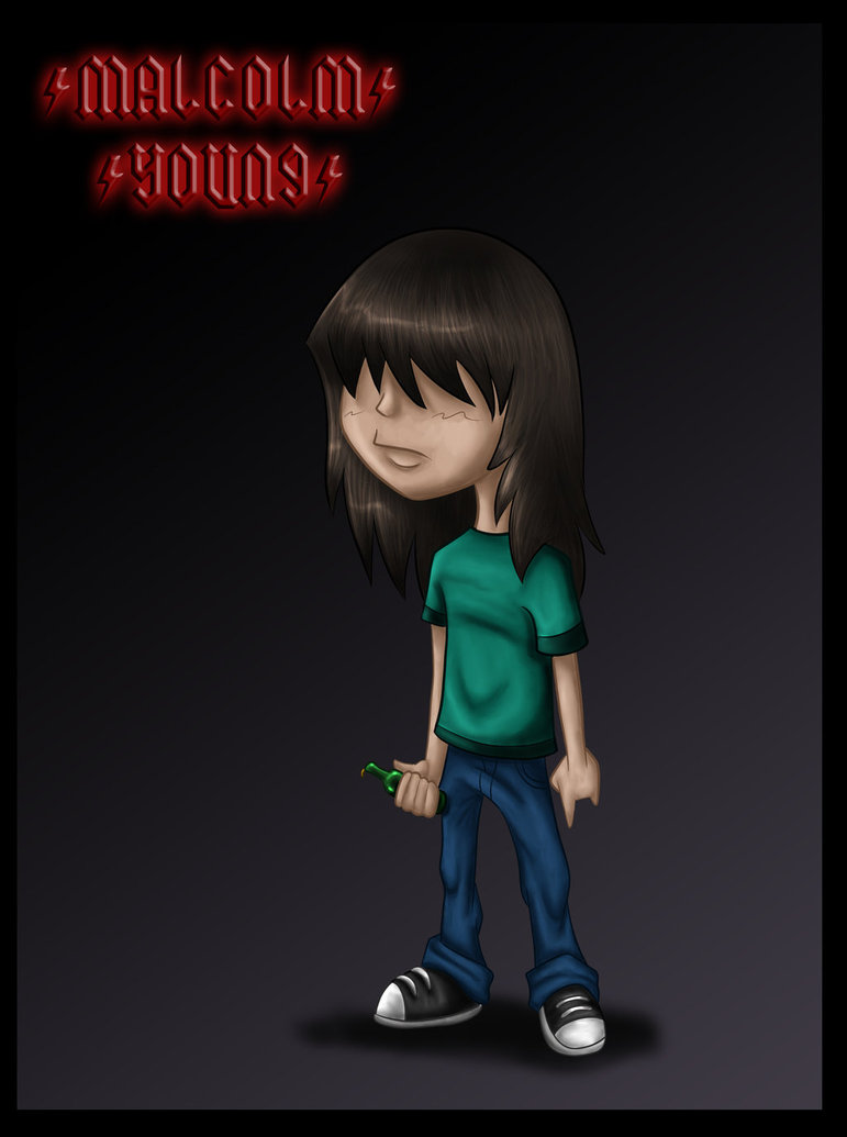 Malcolm Young Chibi By Indigirl