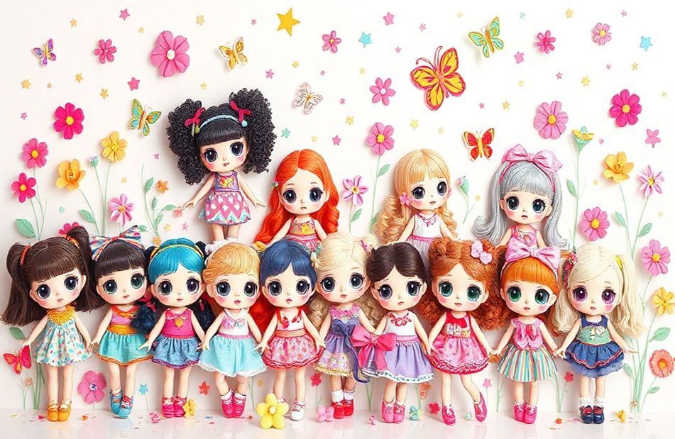 Cute Dolls Wallpaper