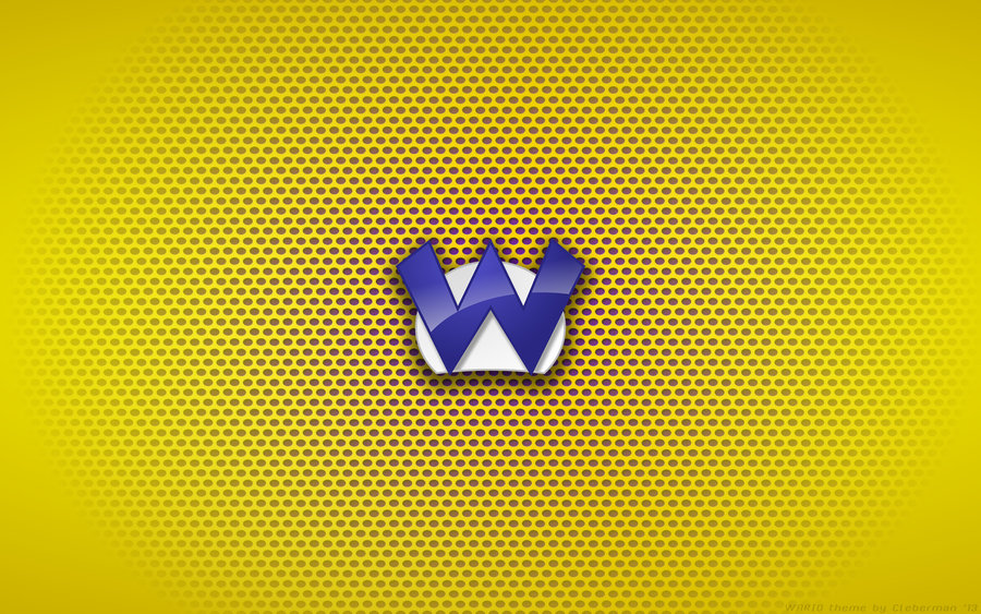 Wallpaper Wario Logo By Kalangozilla