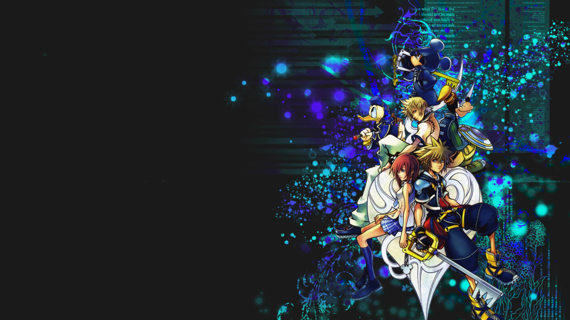All Characters Of Kingdom Hearts Birth By Sleep Lovely Poster