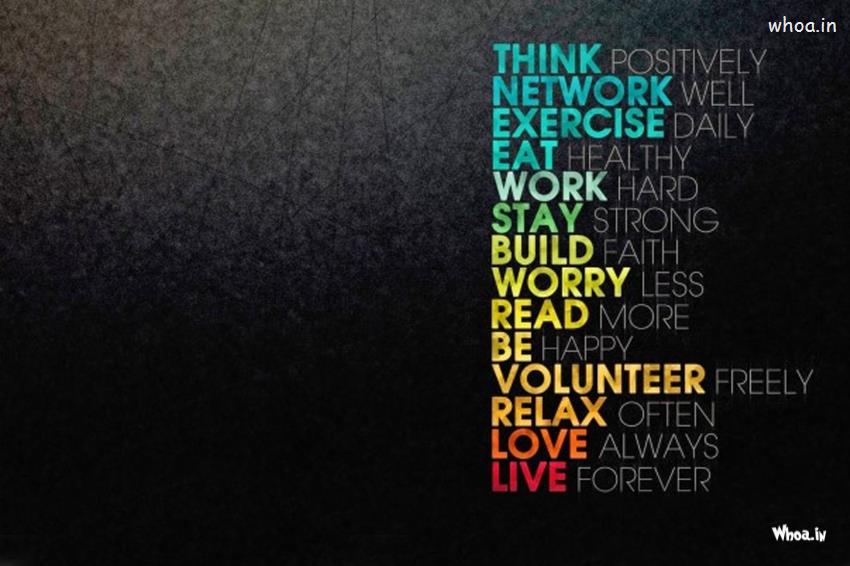 Wallpaper With Inspirational Quote