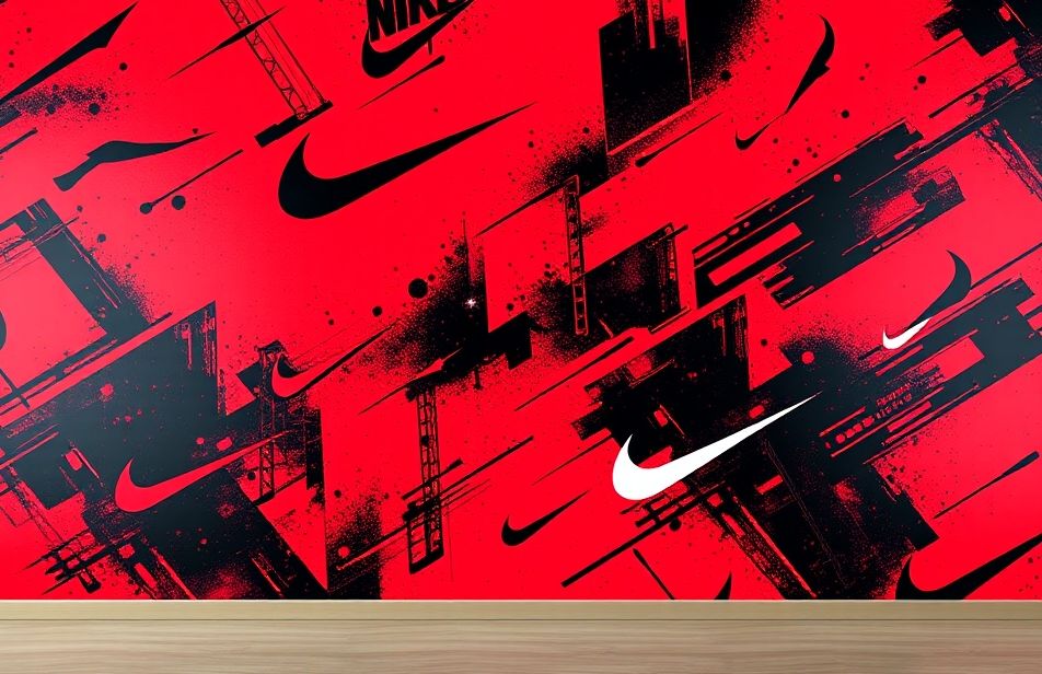 Red And Black Nike Wallpaper