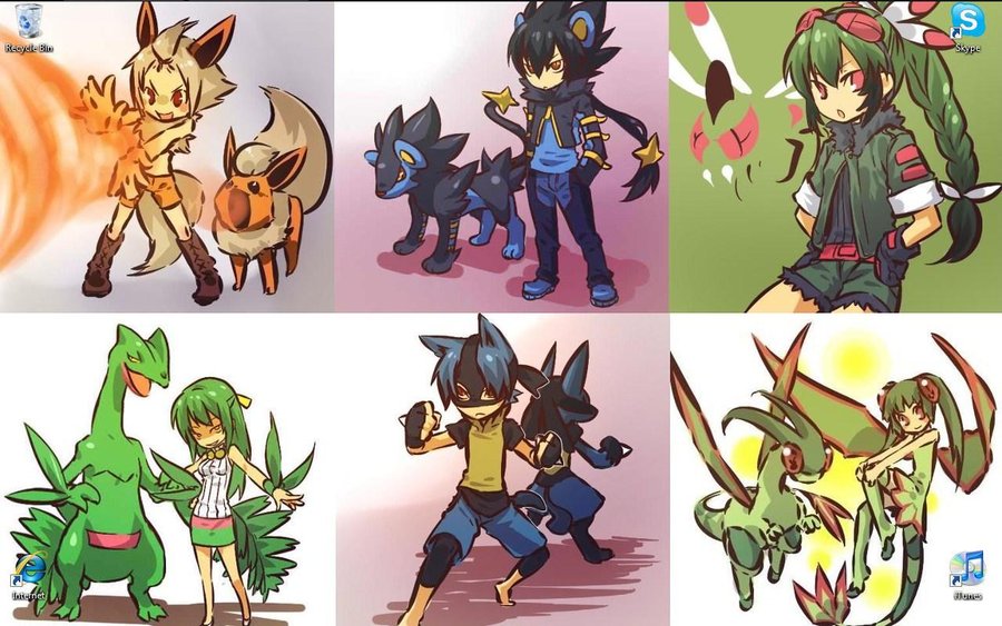 Pokemon Team Wallpaper By Suzuongaku