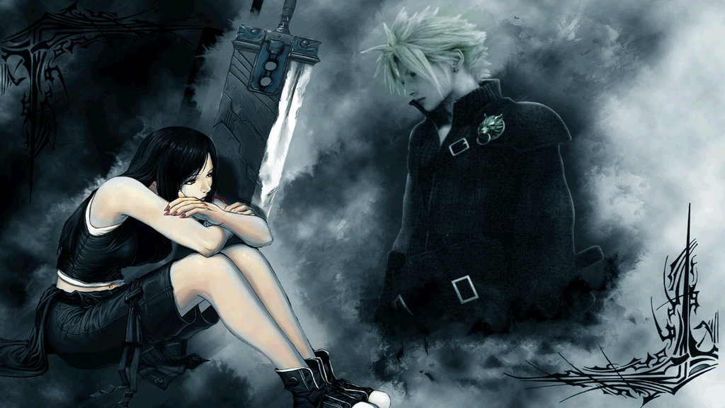 Tifa And Cloud Wallpaper By Lyrablaze