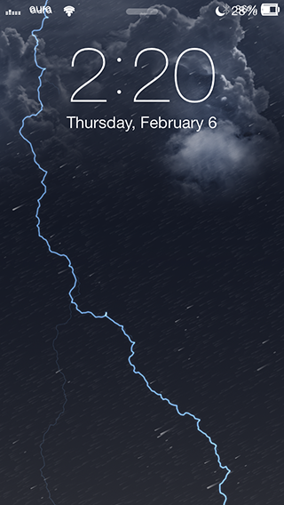 Brings Weather Themed Animated Wallpaper To iPhone Jailbreak Tweak