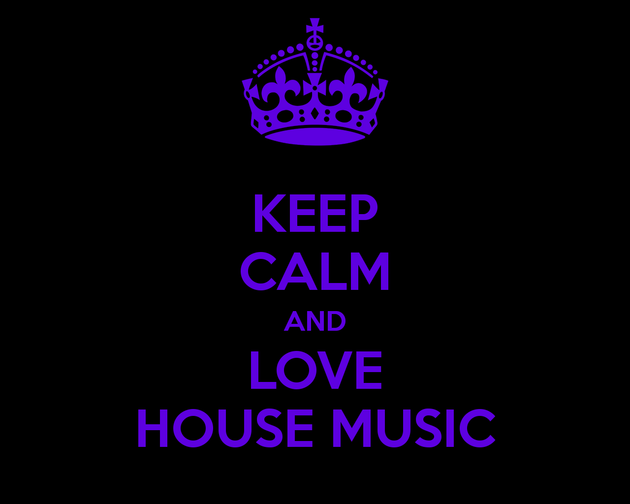 I Love House Music Wallpaper