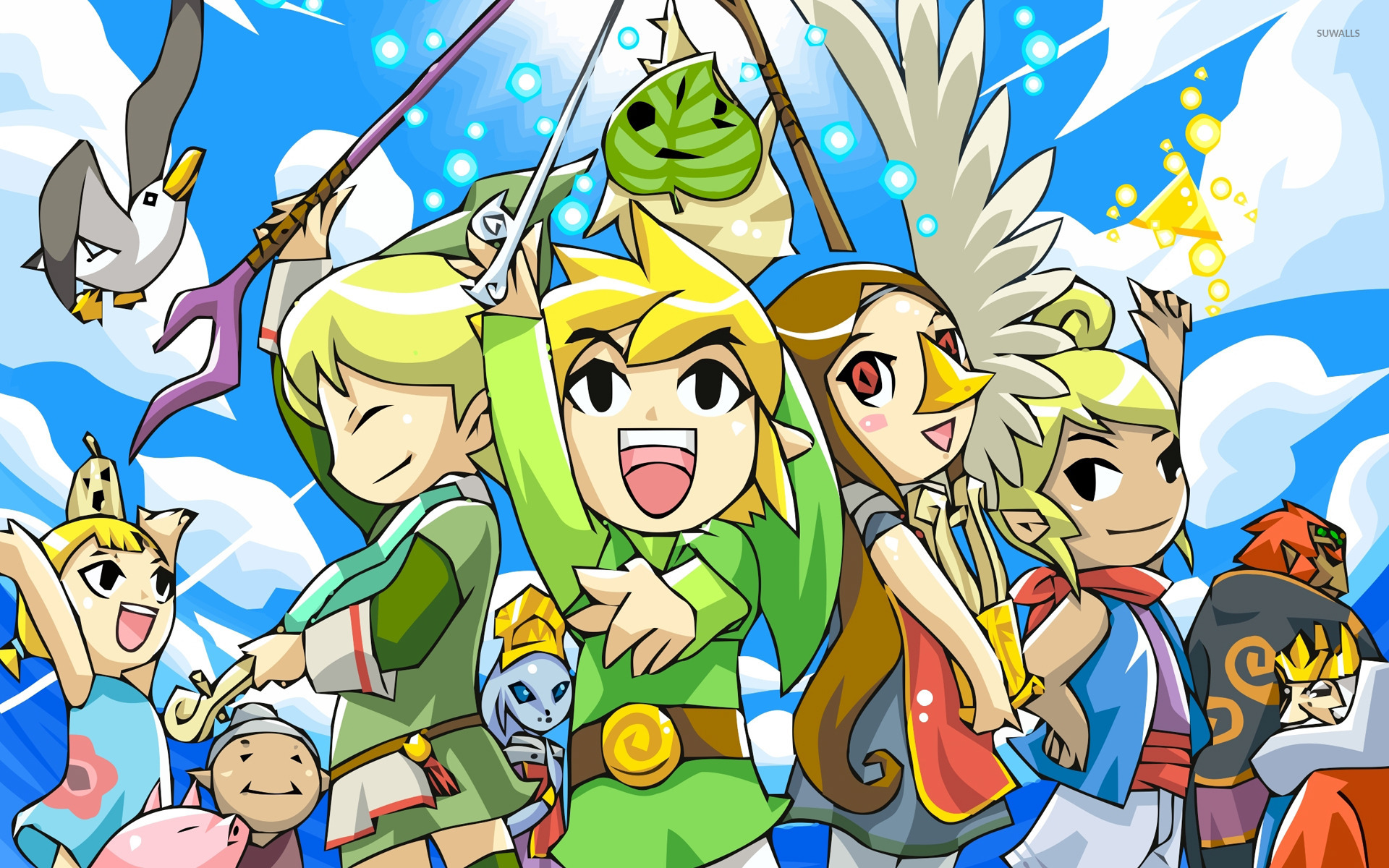 The Legend Of Zelda Wind Waker Wallpaper Game