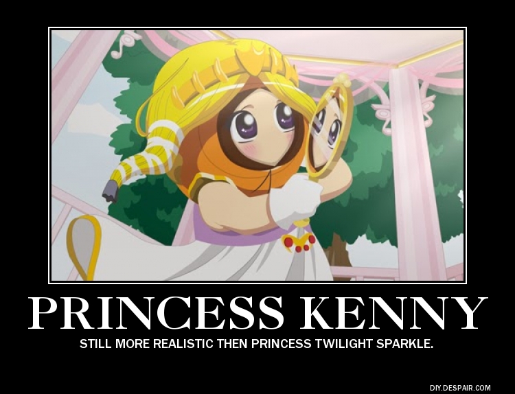 Princess Kenny Demotivational Poster By Disneymaster
