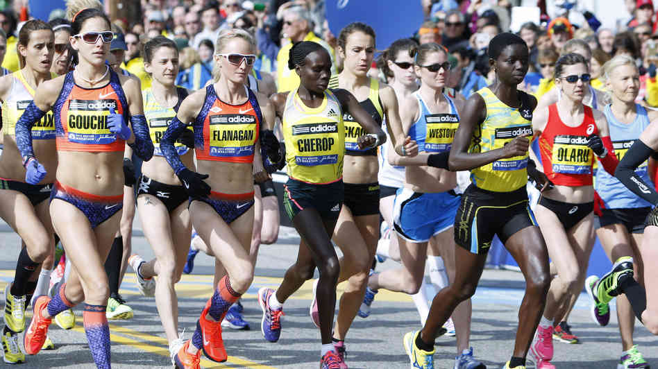 Start Of The Elite Women S Division Boston Marathon On Monday