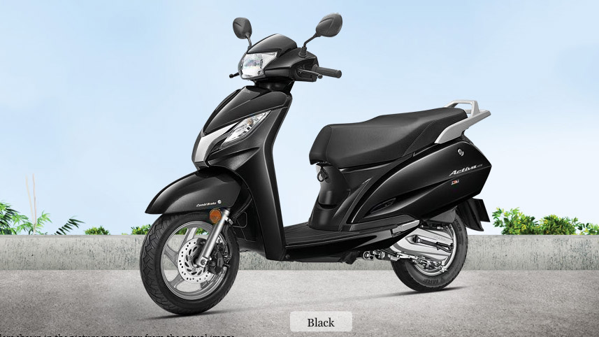 Honda Activa Colour Black Iamabiker