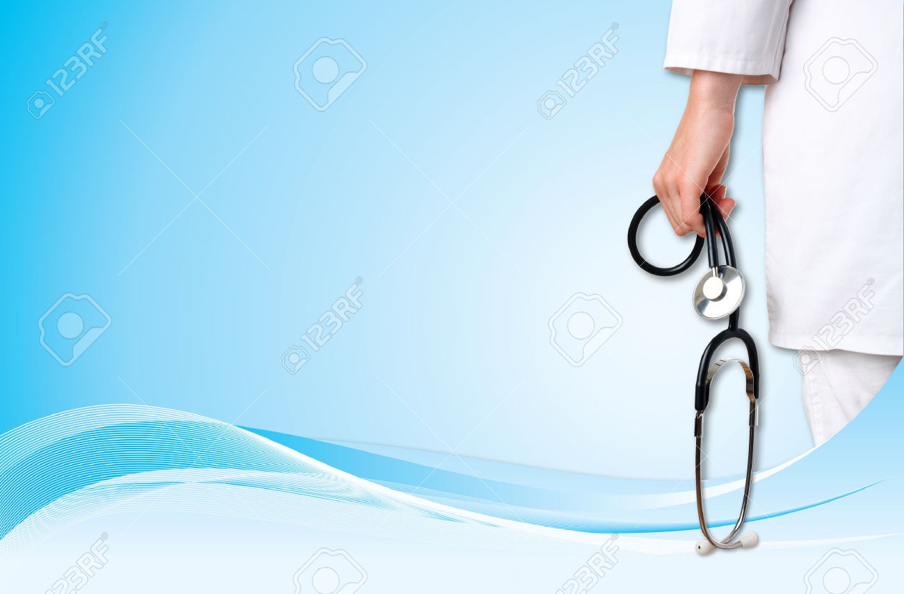 Doctor With Medical Background Stock Photo Picture And Royalty