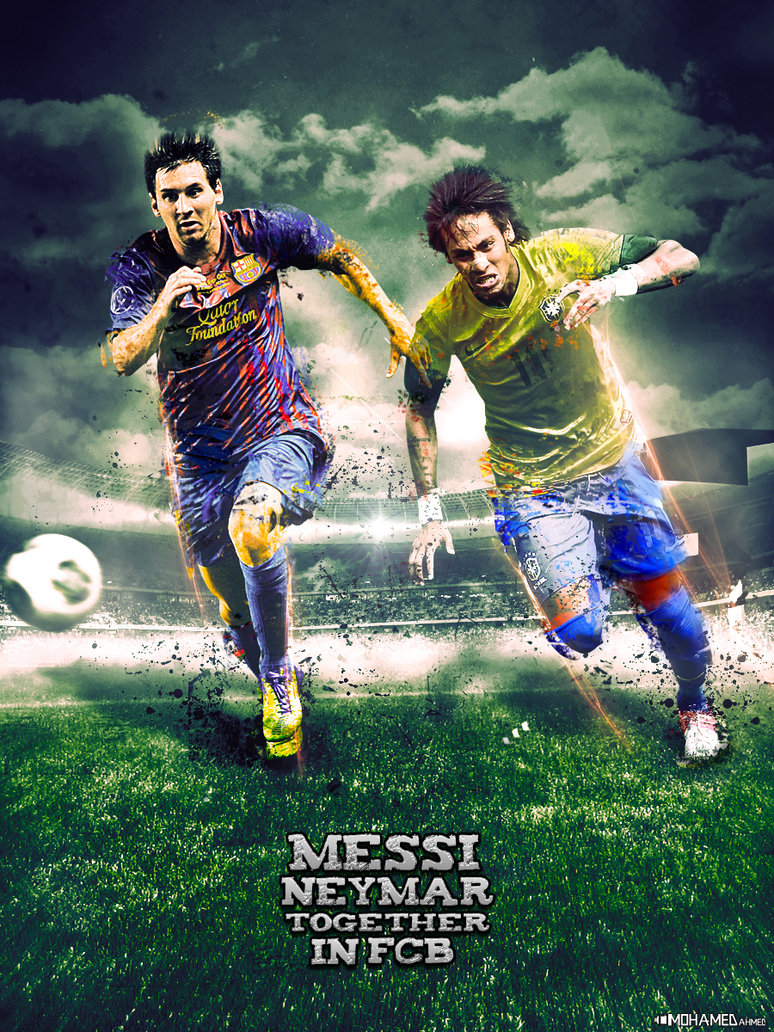 Neymar And Messi Wallpaper Barcelonawallpaper Barcelona