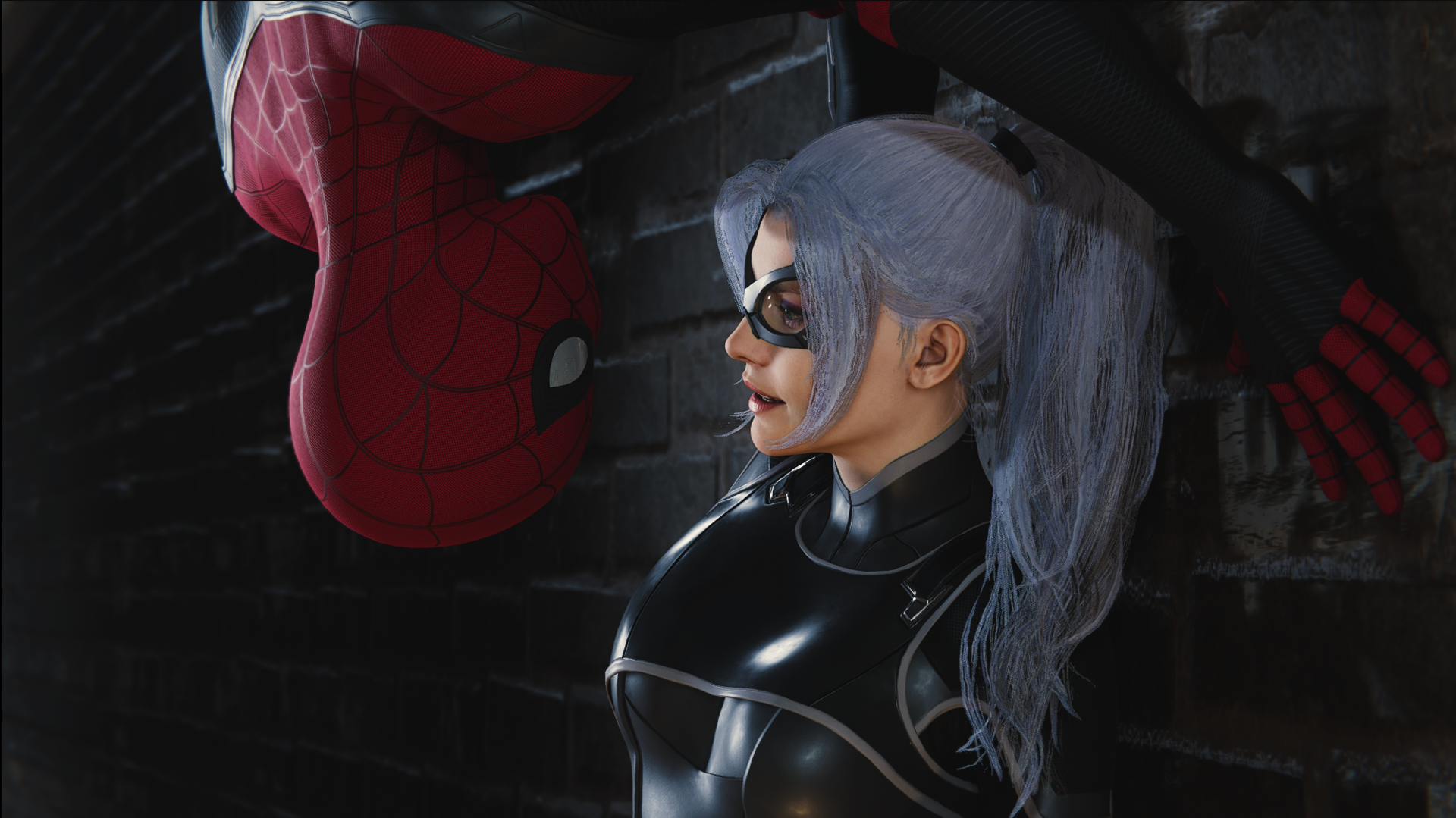 Spider Man And Black Cat By Wastr