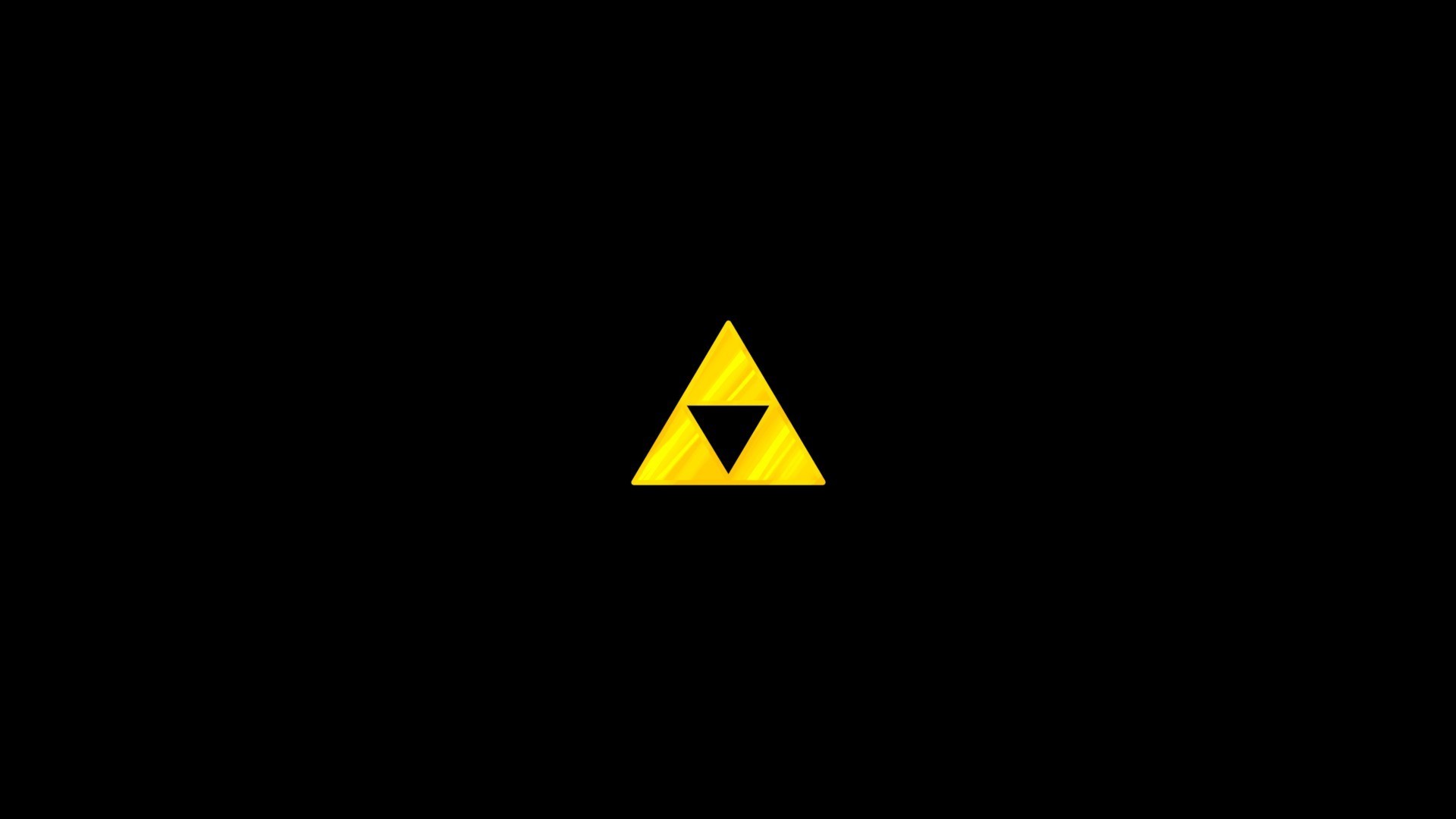 The Legend Of Zelda Black Background Simple Triforce Wallpaper