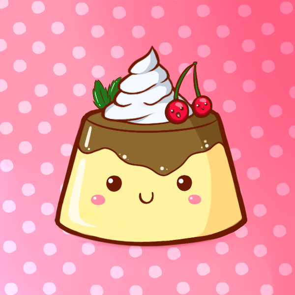 Cute Food Pudding By Ppgxrrb Fan