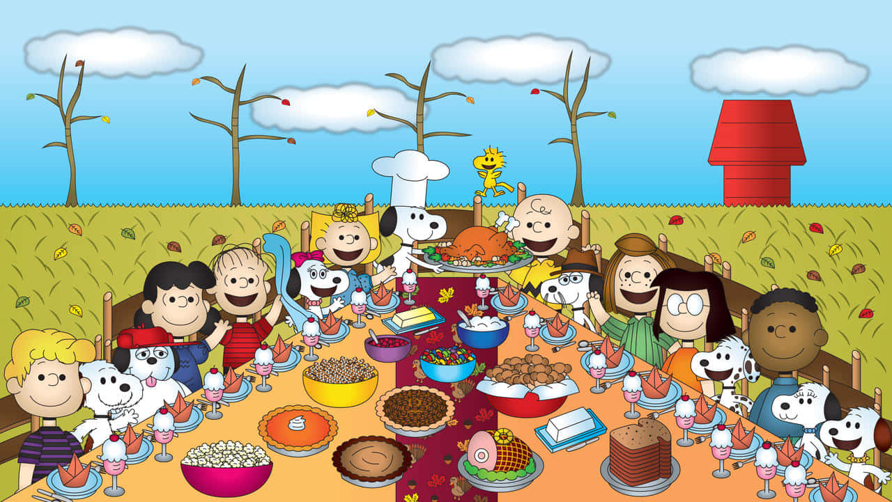 Snoopy Thanksgiving Wallpaper