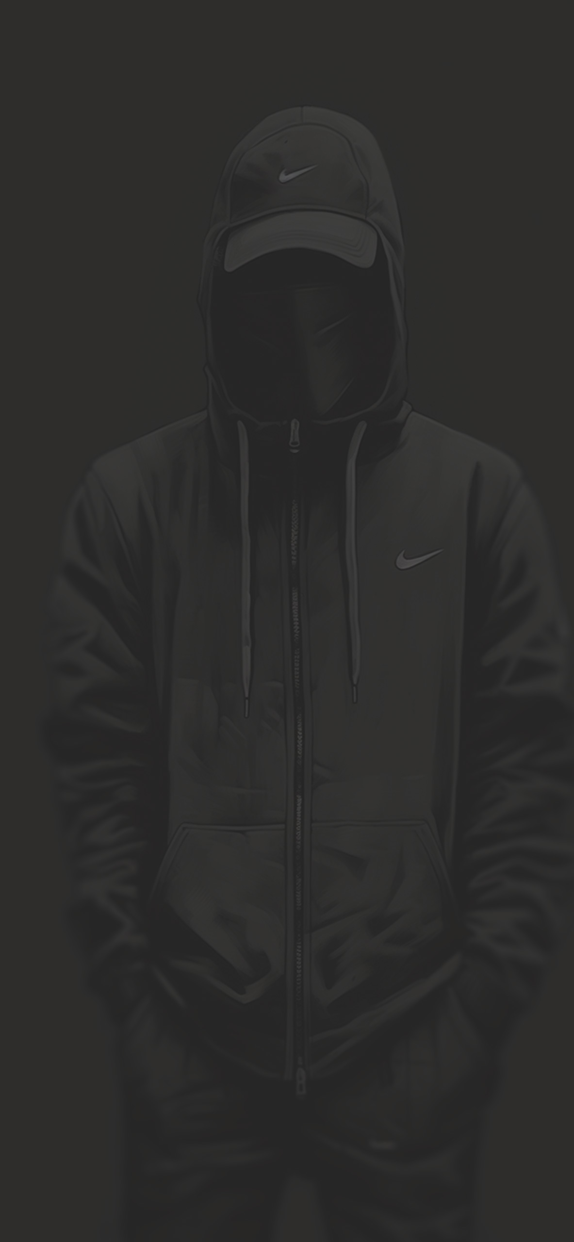Nike Streetwear Look Grey Wallpaper