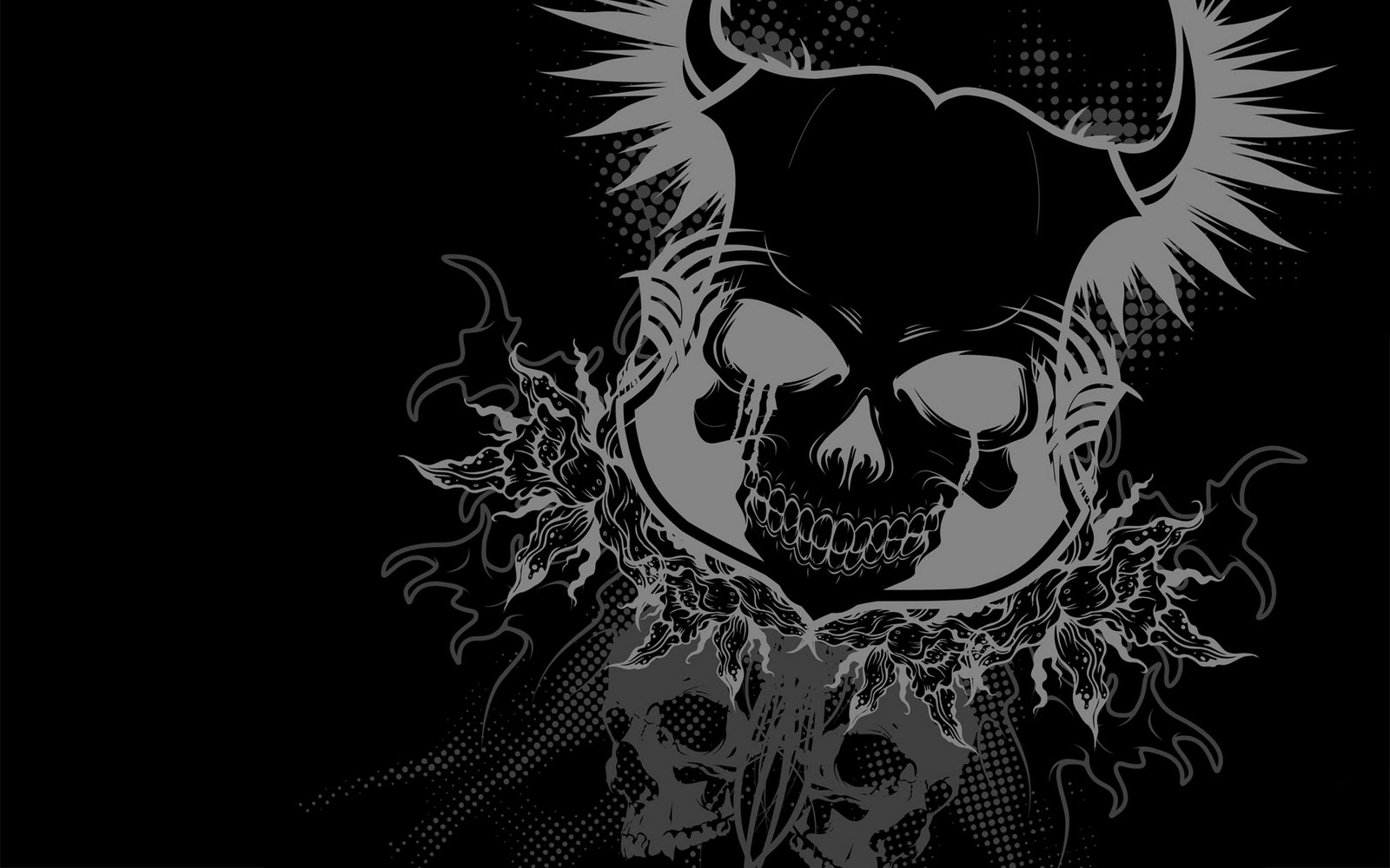 Best Dark Devil Skull Black HD Wallpaper Epic Desktop Background