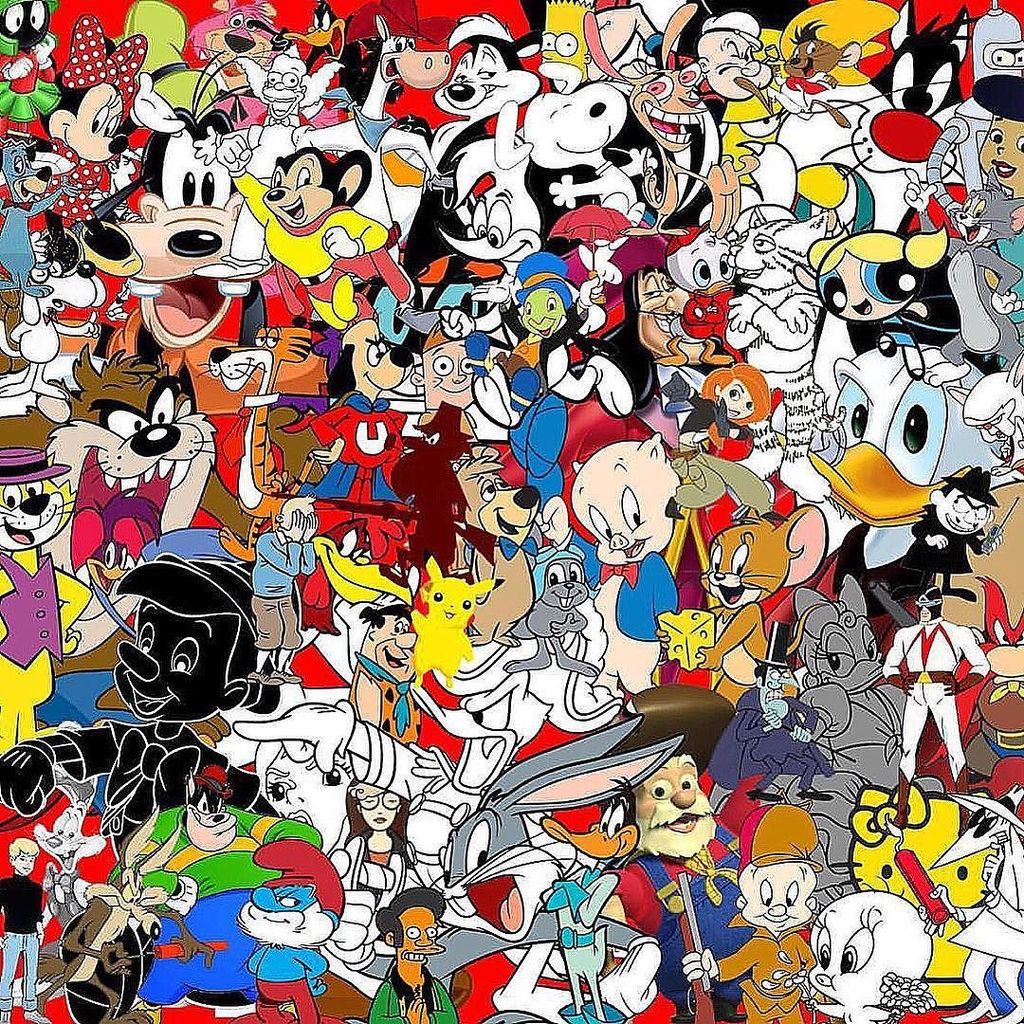 Cartoon Collage Art Wallpaper