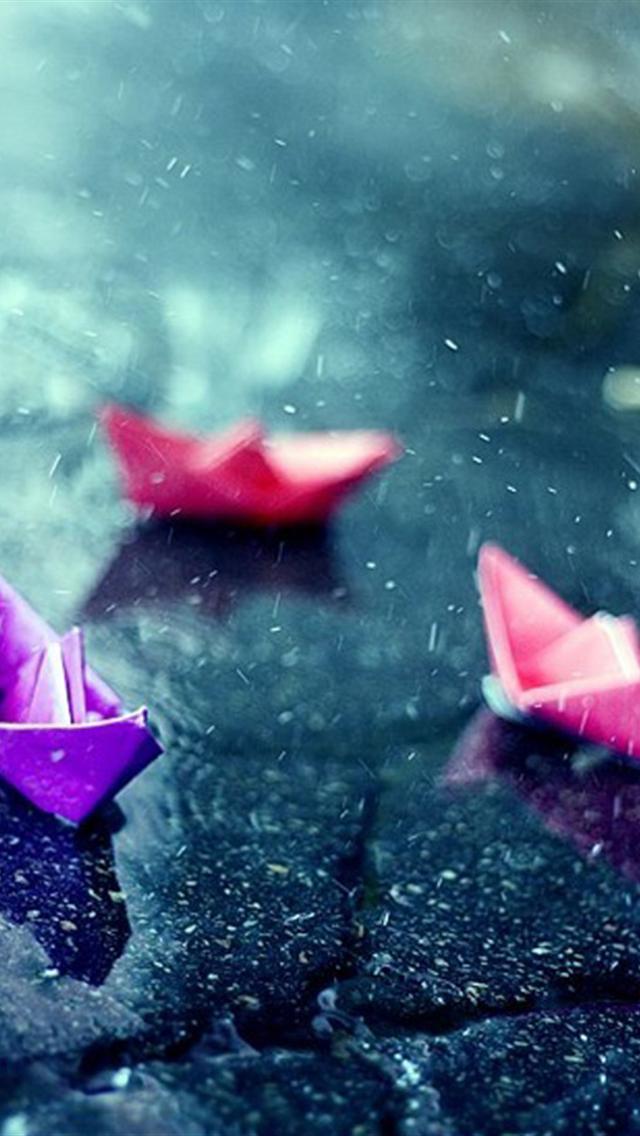 iPhone Wallpaper HD Cute Color Thousand Paper