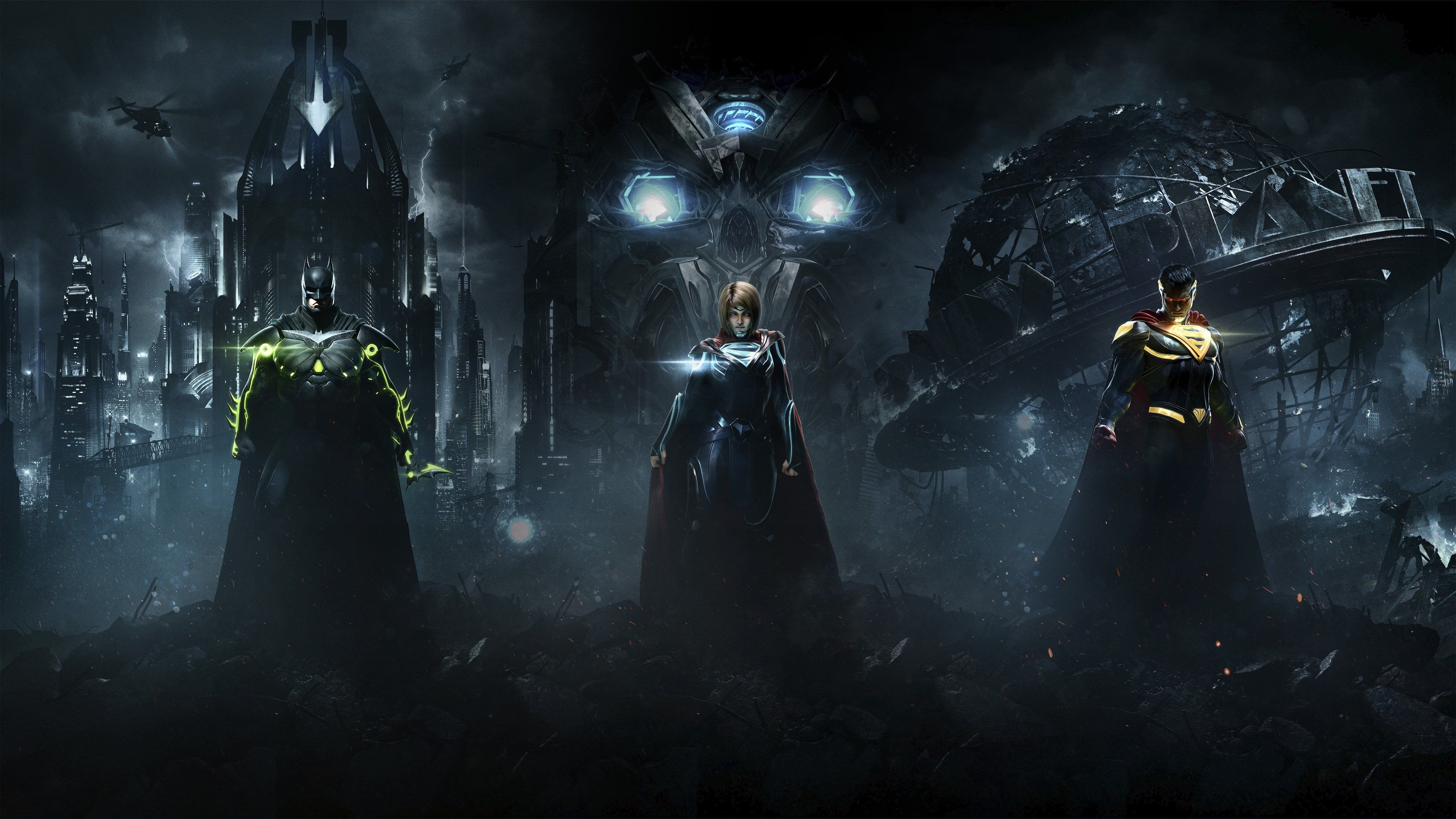 Injustice 4k Wallpaper Top Background