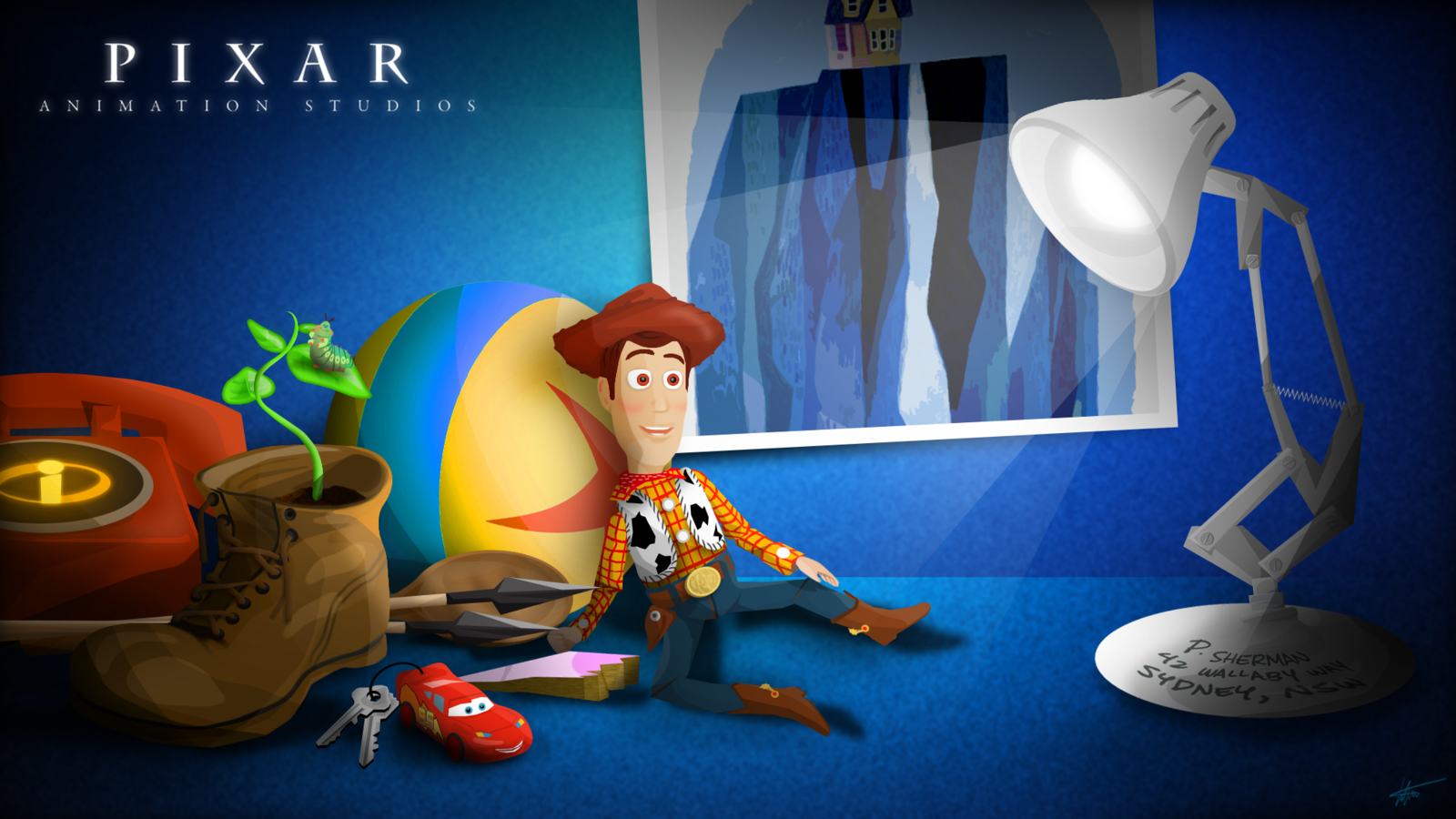 Pixar Wallpaper The world of pixar   wallpaper