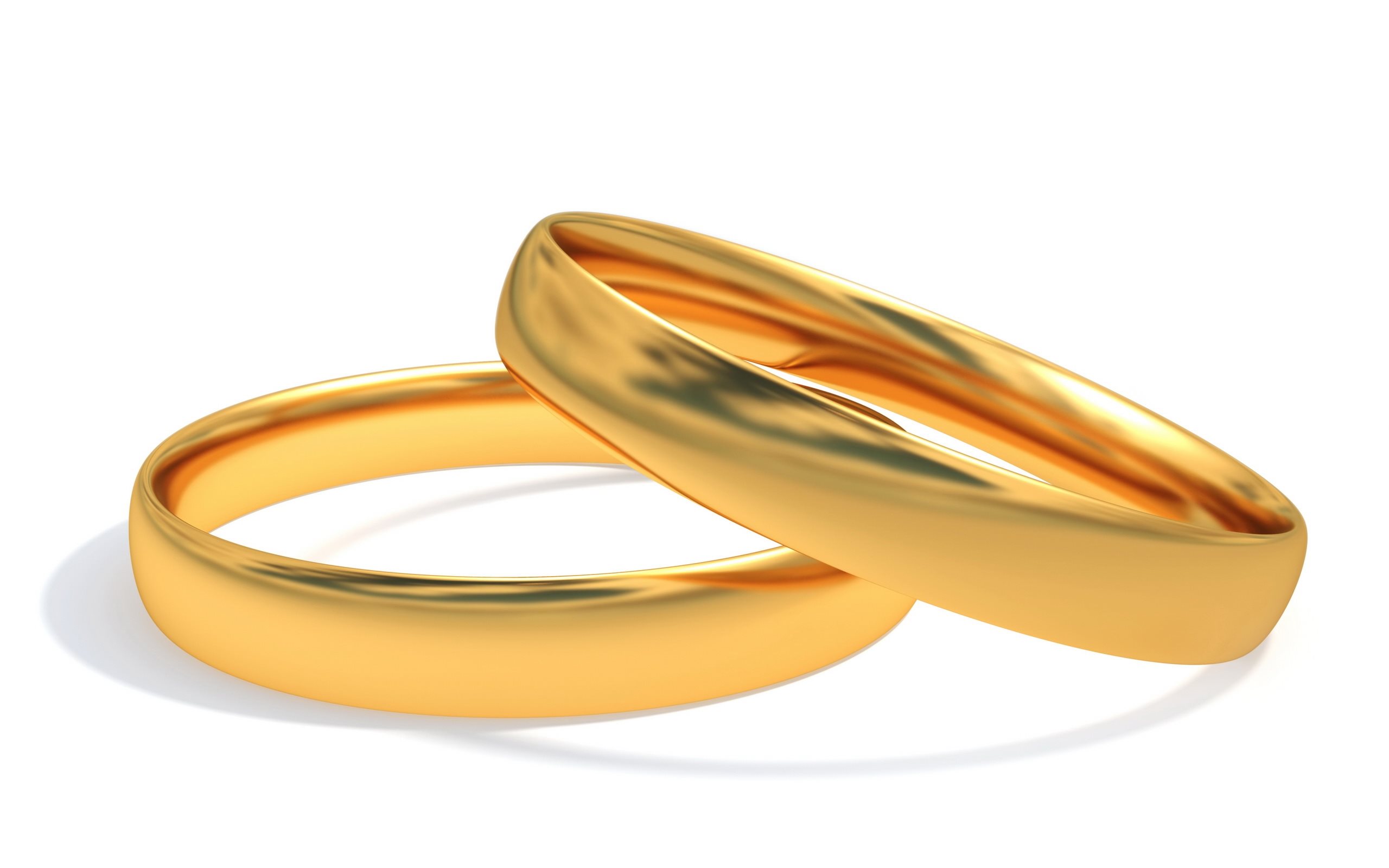 Gold Wedding Rings Wallpaper