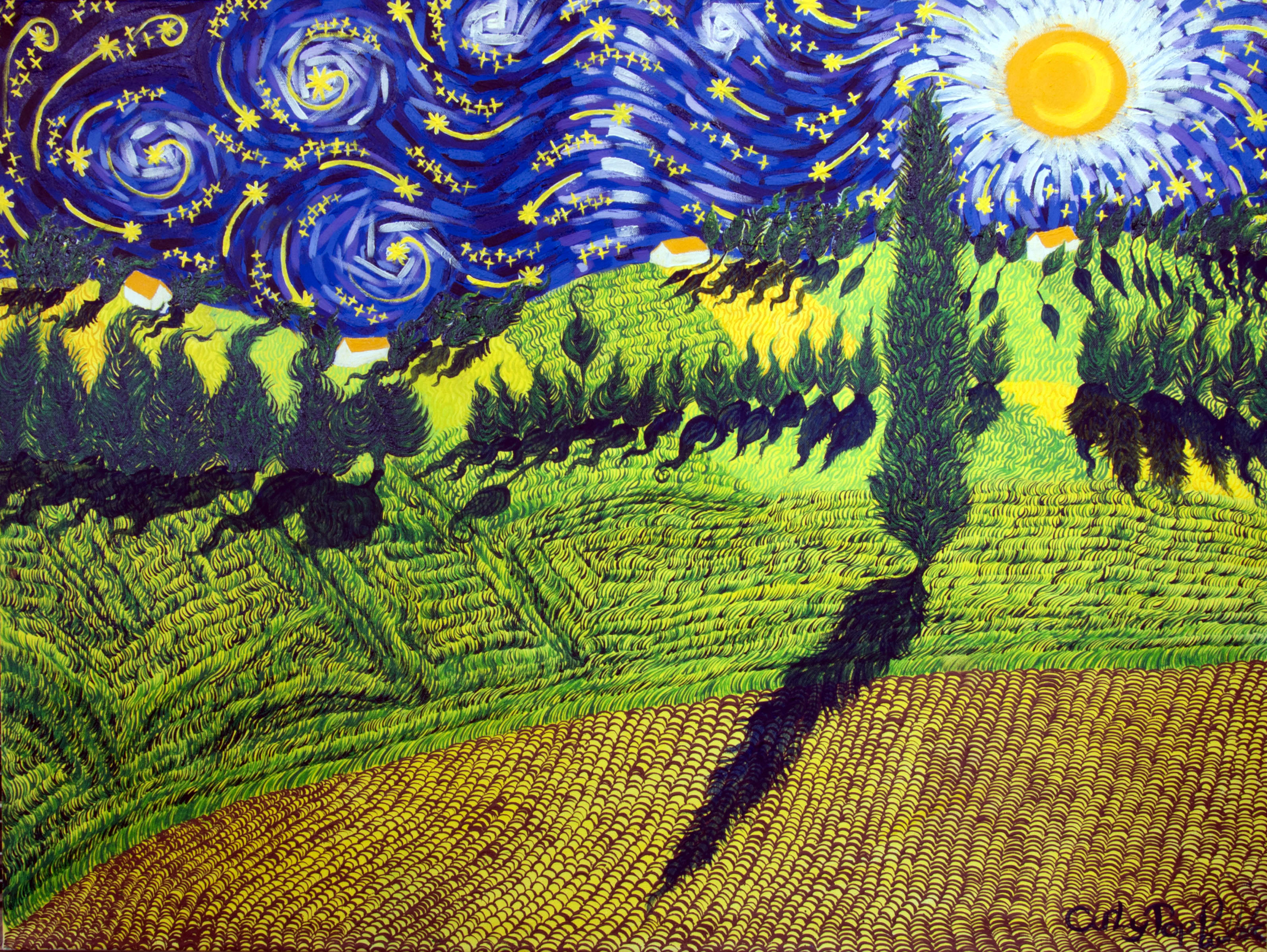 Vincent Van Gogh Image Parma Italy HD Wallpaper And