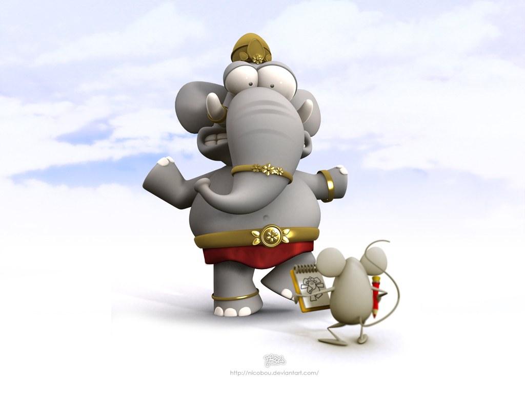 Free download New Wallpaper Images fun cute 3D elephants and rat cartoon  [1024x768] for your Desktop, Mobile & Tablet | Explore 50+ Funny 3d Cartoon  Wallpaper | Funny Cartoon Wallpaper, Wallpaper Of
