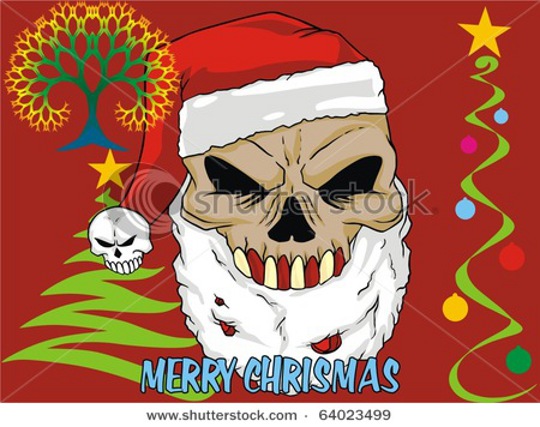 Christmas Vectors Skulls