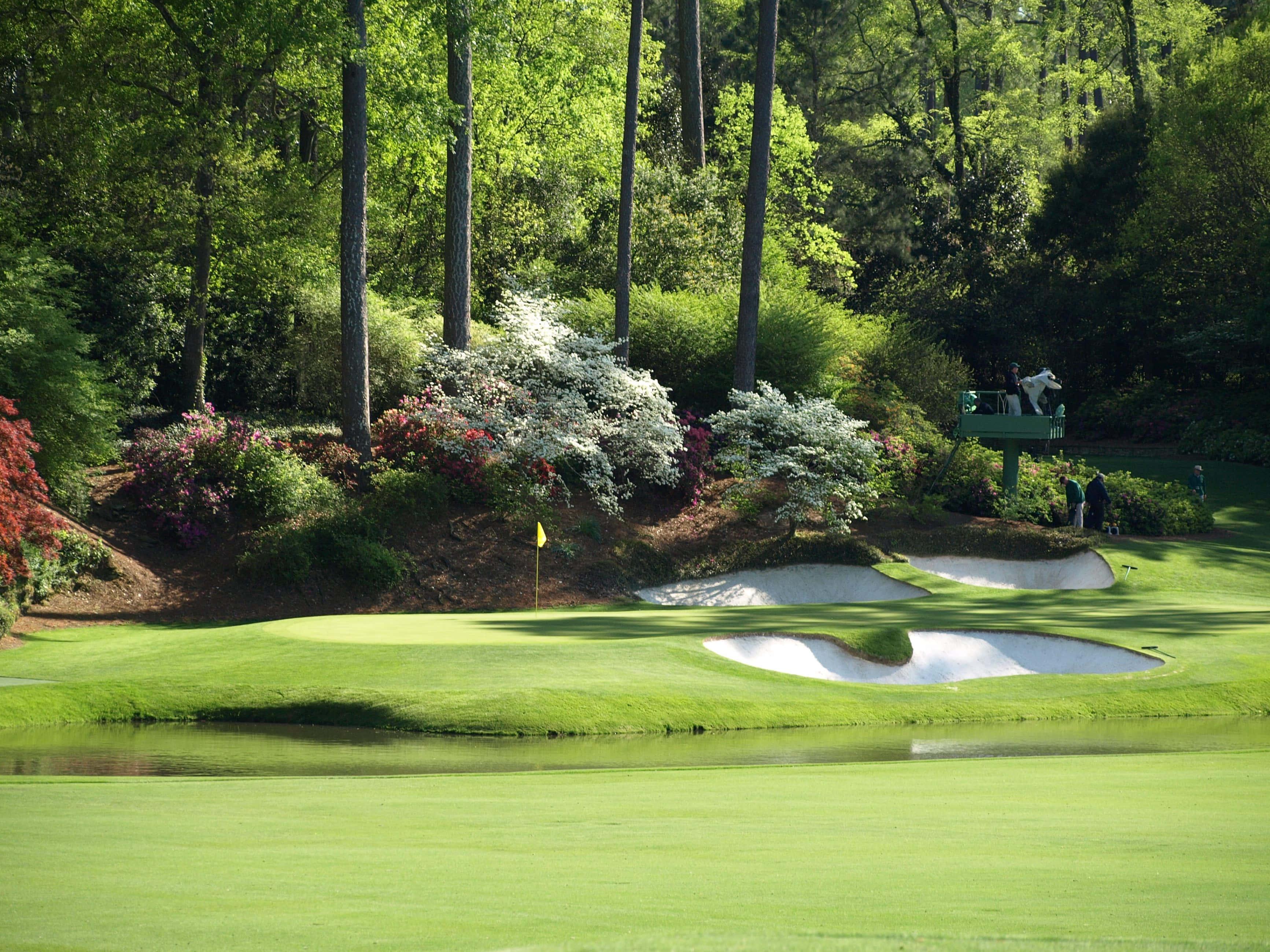 Augusta National iPhone X Wallpaper