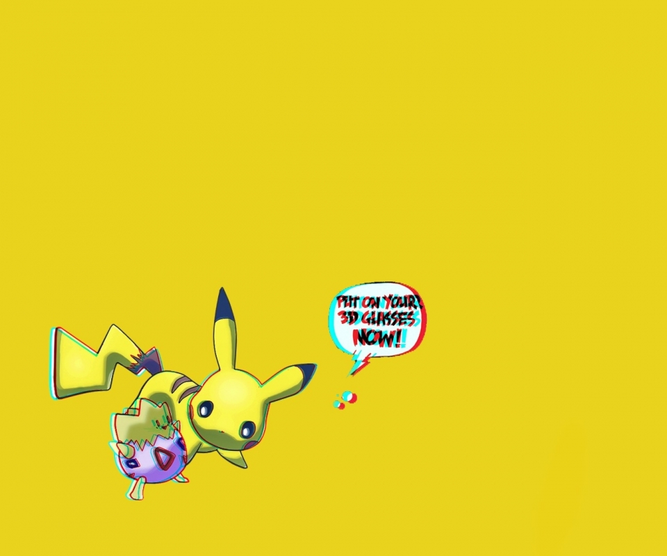 Pokemon Yellow Pikachu 3d Wallpaper