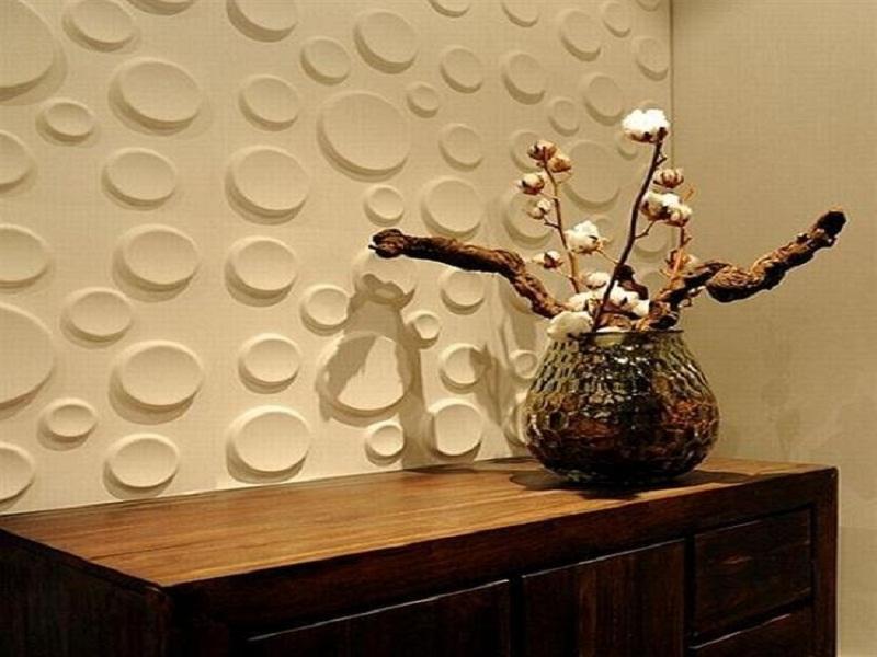 Cool Cream Textured Bubble Wallpaper Home Decor Bloombety 800x600