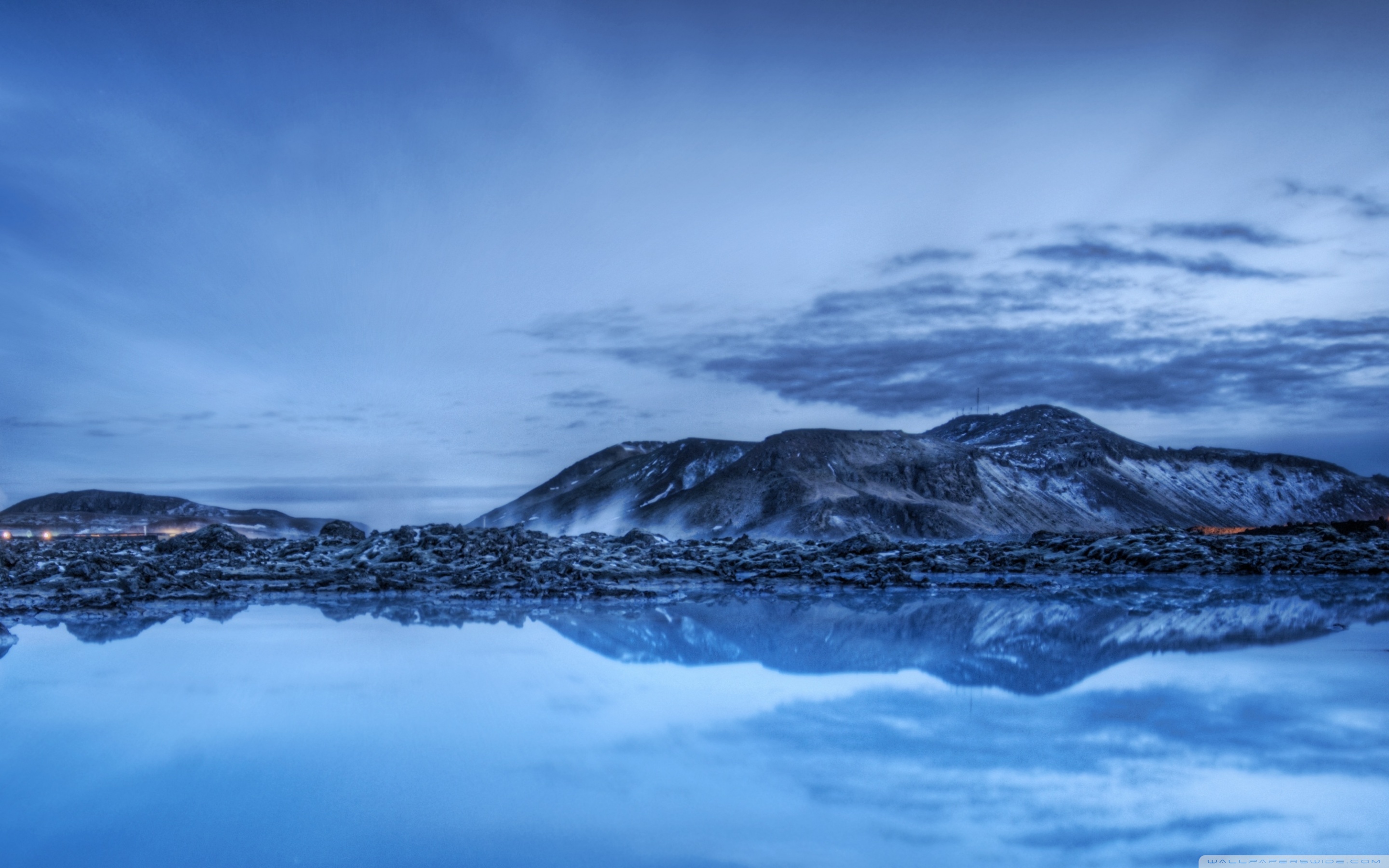 Blue Lagoon Iceland 4k HD Desktop Wallpaper For Dual Monitor