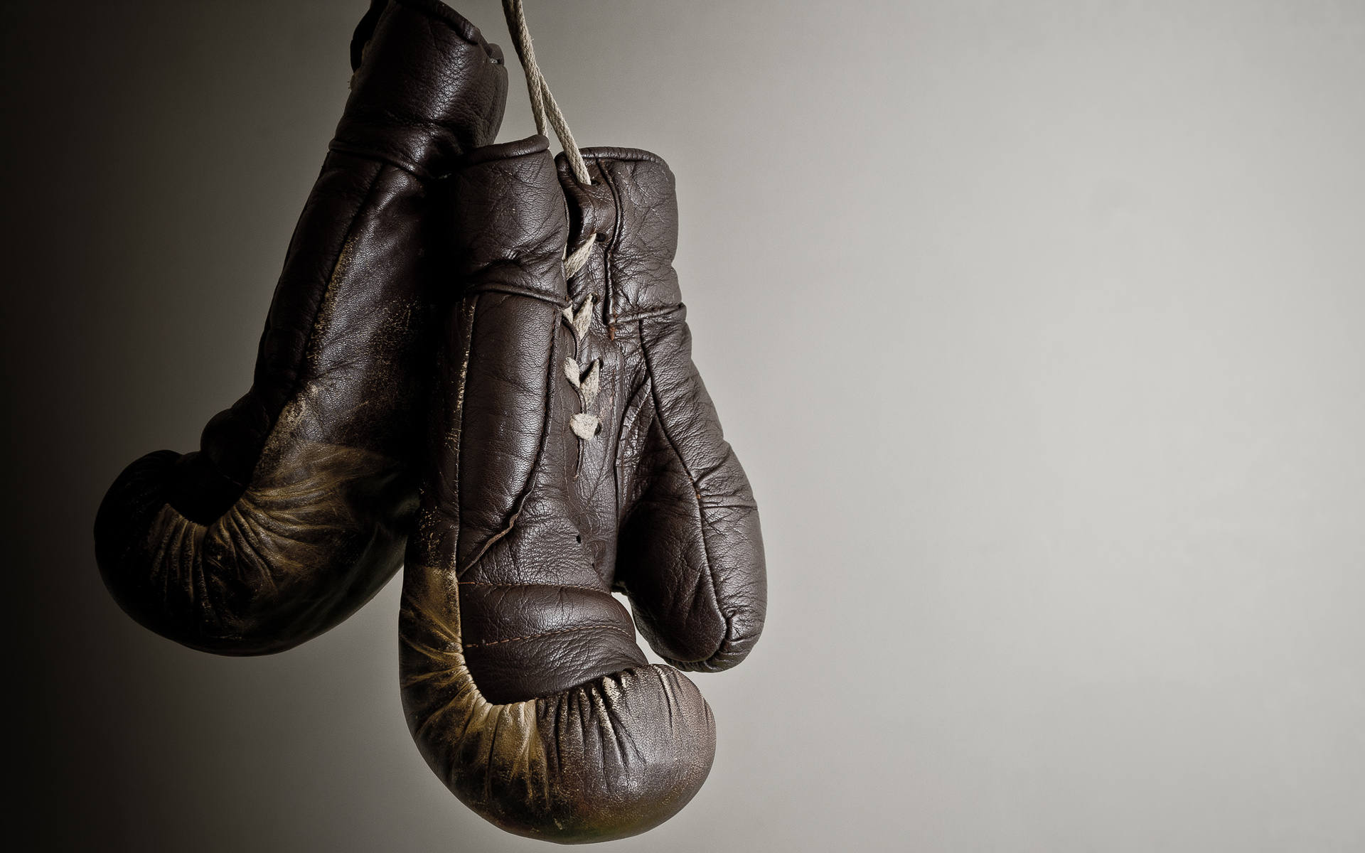 Boxing Gloves Wallpaper Suspended Grey Background