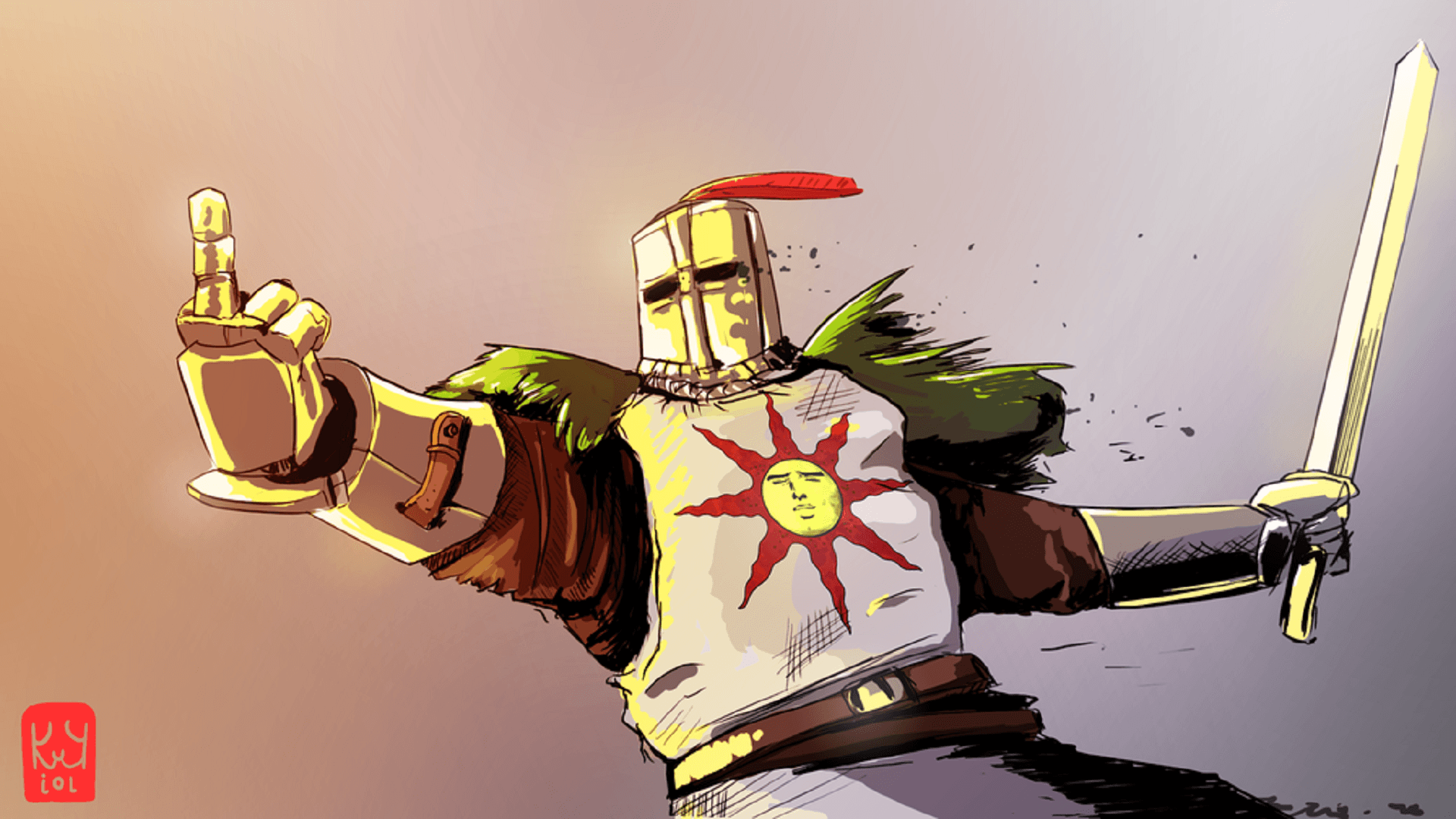 Solaire Wallpaper Top Background