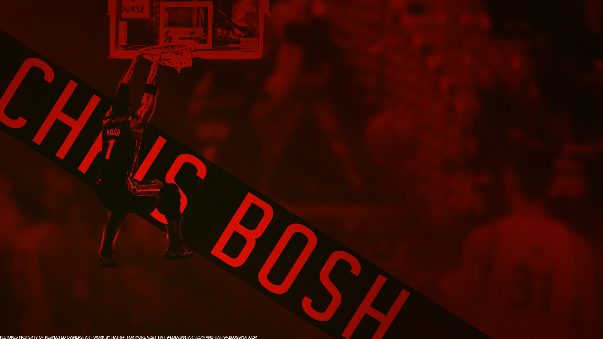 Chris Bosh By Hat Customization Wallpaper HDtv Widescreen