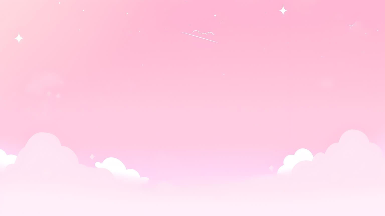 Light Pink Clouds Desktop Wallpaper In 4k
