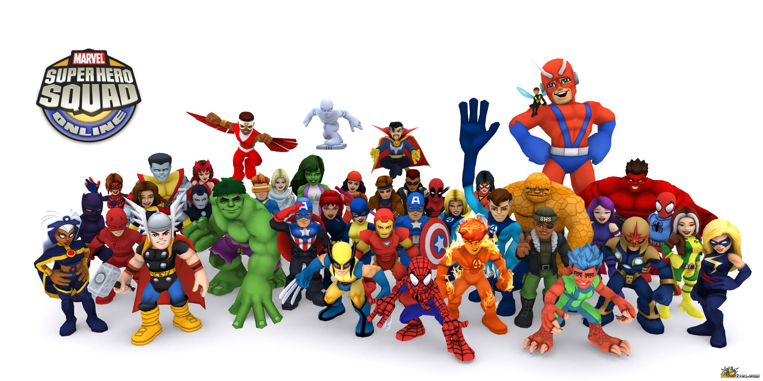 Super Hero Squad Online Wallpaper De Marvel
